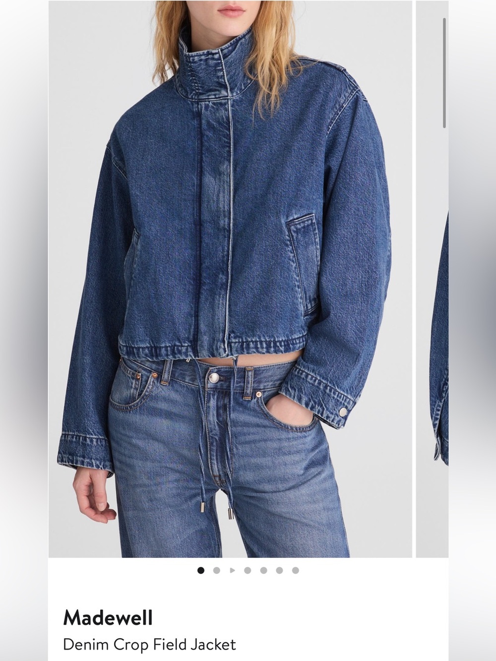 NWT Sold Out Madewell Denim Field Jacket